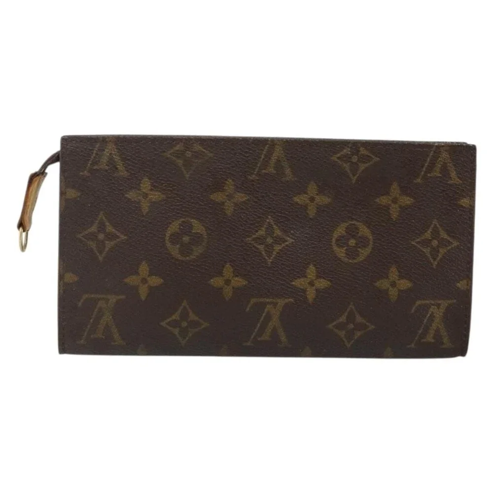 Louis Vuitton Monogram Bucket GM Accessory Pouch Brown